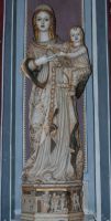 Statua in marmo della Madonna della Catena di scuola gaginiana