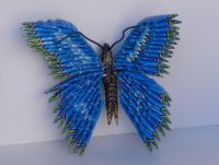 Origami 3d Farfallai (si consiglia di allontarsi dallo schermo per vedere meglio). 30.000 pezzi